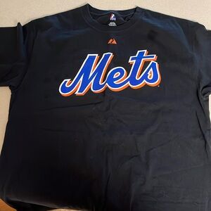 Mets Johan Santana shirt by Majestic XL Black